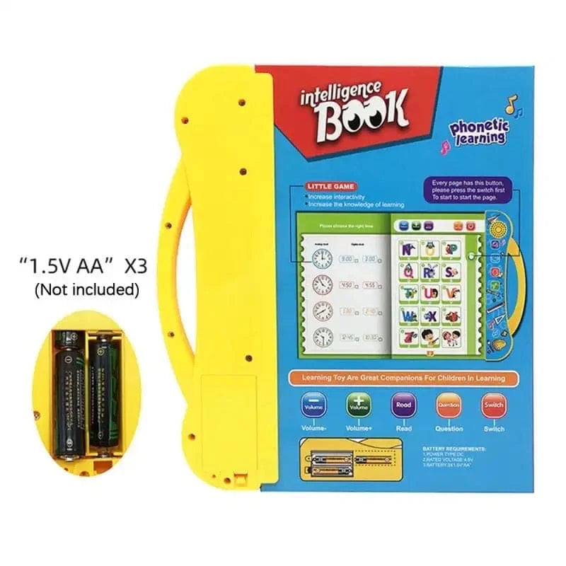 E book for kids, education book with sounds, Intelligent study book for kids,Fun learning E book for kids