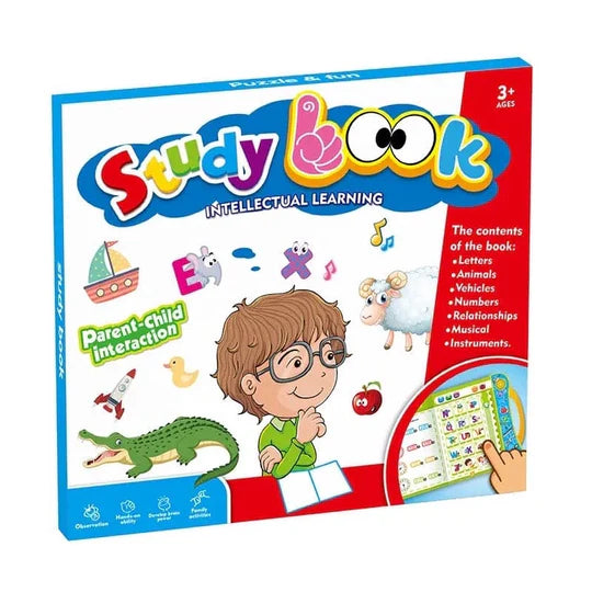E book for kids, education book with sounds, Intelligent study book for kids,Fun learning E book for kids