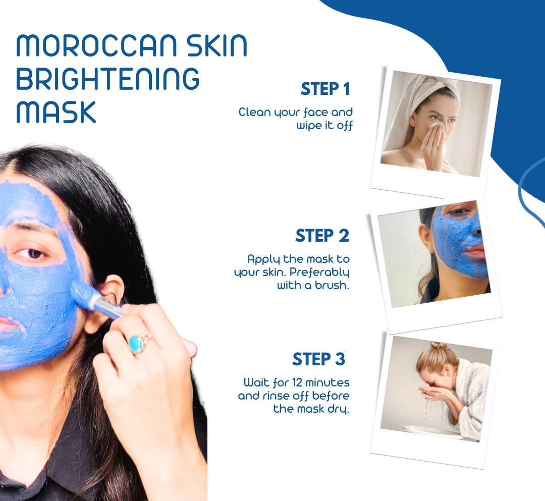 Buy 1 get 1 Free.Moroccan Beauty Nila Powder | Blue Nila Skin Whitening Powder 50g | Best Quality Nila Powder